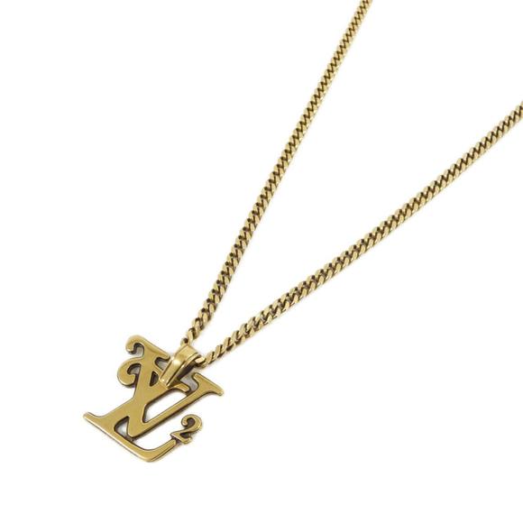 LOUIS VUITTON Gold Necklace - Picture 1 of 5